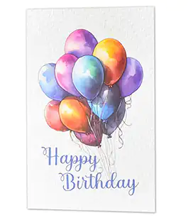 Мини открытки &laquo;Happy birthday!&raquo; ЛМ-ЗУМ-06