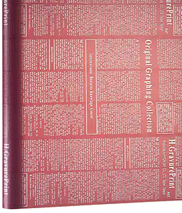 Плівка для квітів England paper червона