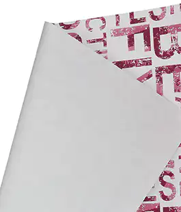Плівка у листах для квітів &laquo;WordArt&raquo; бордо 20шт.