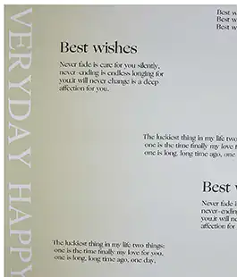 Плівка у листах для квітів салатова &laquo;Best wishes&raquo; 20 шт.