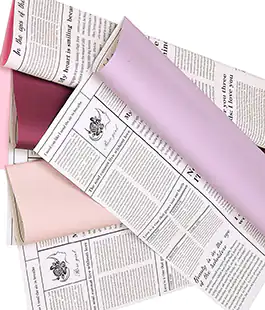 Плівка в листі для квітів бордо &ldquo;Newslet&rdquo; 20 шт.