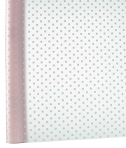 Изображение товара Калька для цветов матовая Горох мелкий розовый светлый
