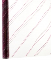 Изображение товара Пленка для цветов прозрачная с рисунком Полос 646