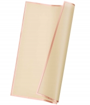 Изображение товара Пленка в листах для цветов бледно-розовая «Кант Золото» 20 шт