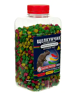 Родентицид Щелкунчик ПЭТ бутылка гранула 190г