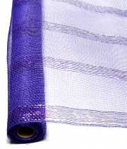 Изображение товара Сетка для цветов Stock of Mesh фиолетовая с серебристой ниткой
