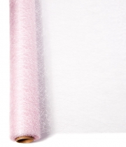 Изображение товара Сетка-паутинка для цветов светло-розовая