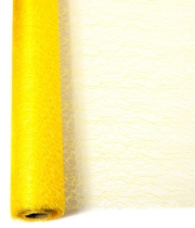 Изображение товара Сетка-паутинка для цветов желтая
