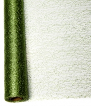 Изображение товара Сетка для цветов темно-оливковая паутинка