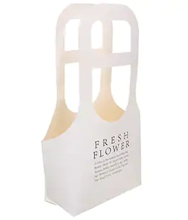 Сумка для цветов Fresh Flower белая