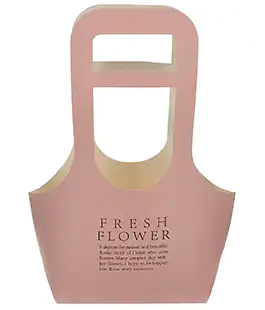 Сумка для цветов Fresh Flower розовая большая