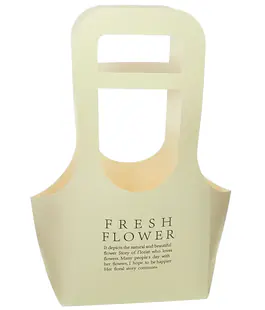 Сумка для цветов Fresh Flowers крем большая