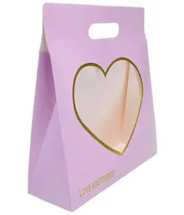 Сумка для цветов Love лаванда
