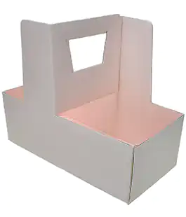 Сумка для цветов розовая Флораbox