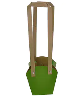 Сумка для цветов зеленая Naturbag