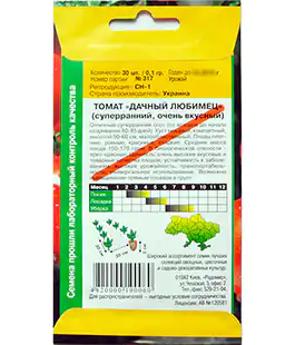Томат Дачный любимец