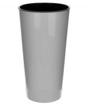 Изображение товара Вазон Лилия кремовый со вкладышем 190 мм 